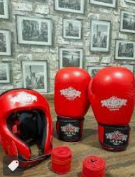 Boxing equipment.